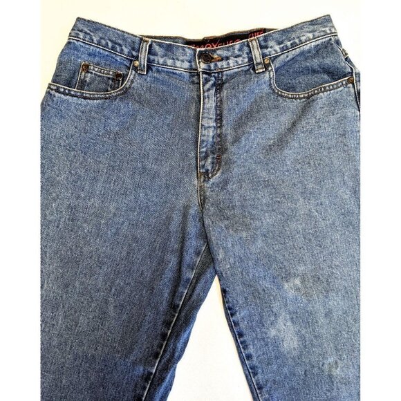 Vintage 90s NO EXCUSES Girl Gear Cuff Leg Jeans 13 - Picture 3 of 7